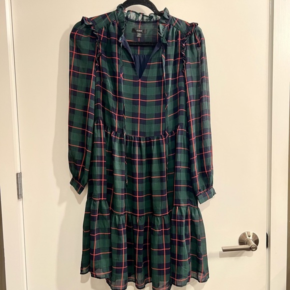 J. Crew Plaid Dress - Picture 1 of 4